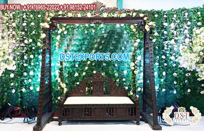 Antique Mehndi Night Swing For Bride Groom