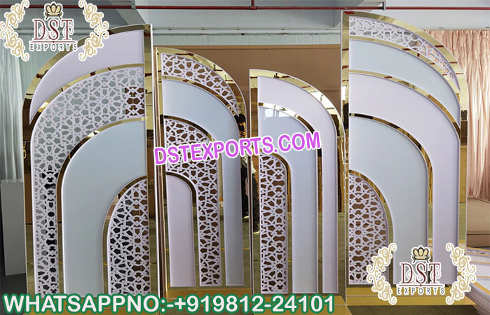 Luxurious Wedding Event Metal Backdrop Frames