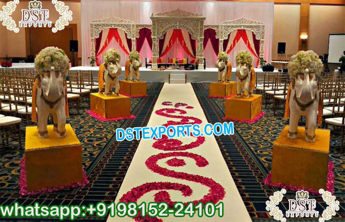 Exclusive Elephant Statues Entrance Decoration