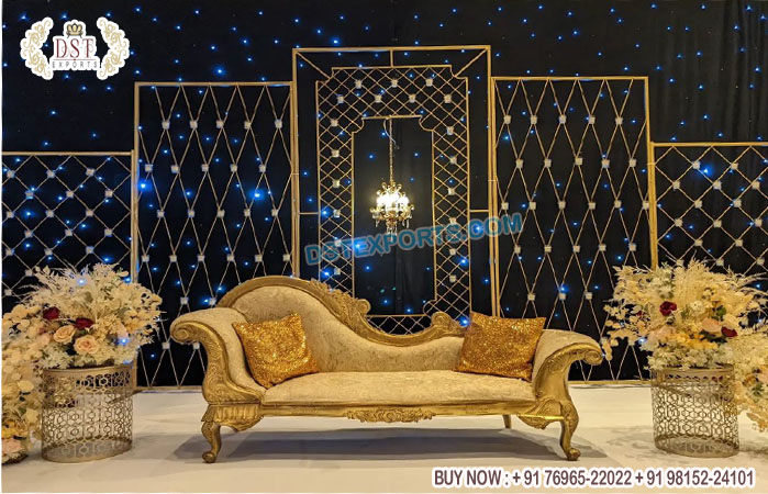 Elegant Reception Look Candle Wall Decoration