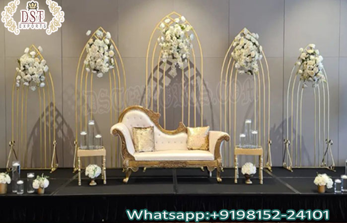 Special Design Metal Backdrop Panels For Reception