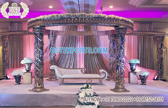 Delightful South Indian Wedding Mandap Setup