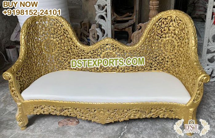 Amazing Asian Wedding Full Hand Carved Sofa