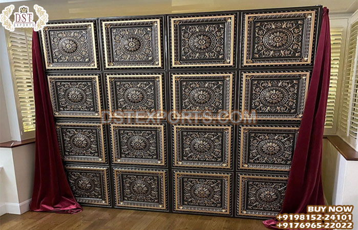 Antique Black Gold Look Door Frames For Wedding