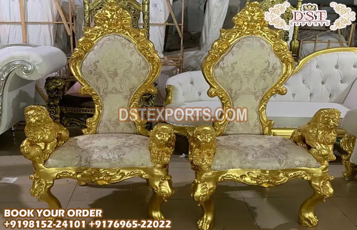 Fancy Wedding Chairs for Bride & Groom