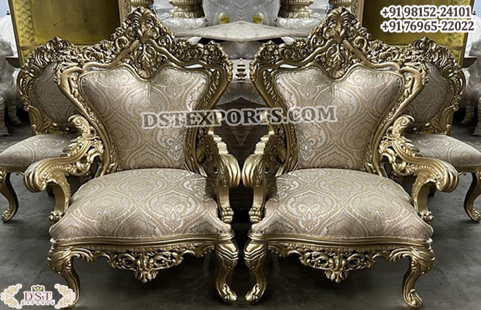 Splendid Design Wedding Bride Groom Chairs