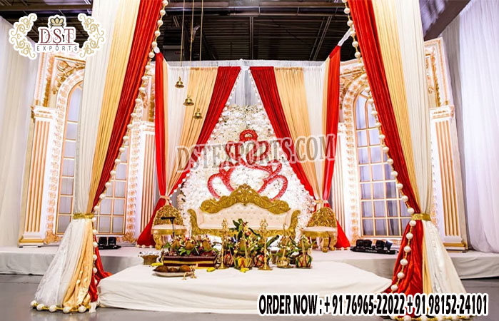 Window Design Frame For Weddings Mandap