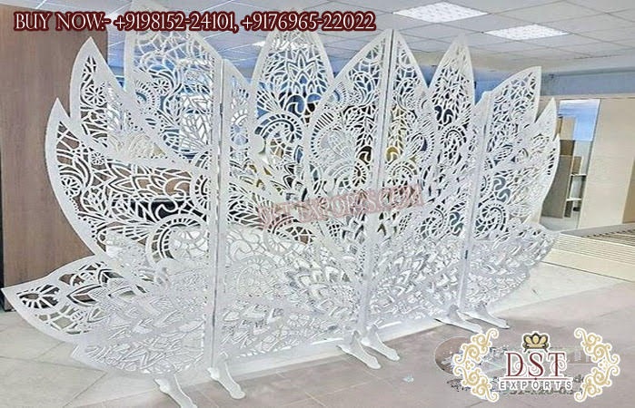 Lotus Shape Metal Panel For Wedding Events