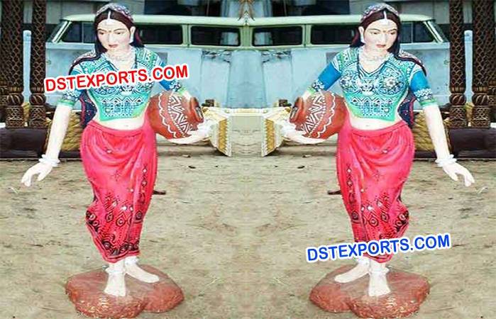 Welcome Lady Statues