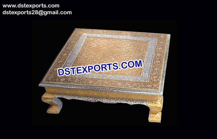 Golden Carved Wedding Bajot