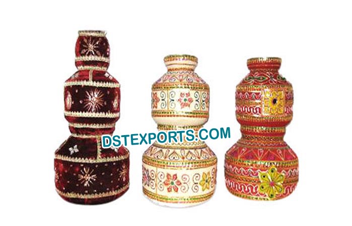 Weeding Meenakari Decorative Pot