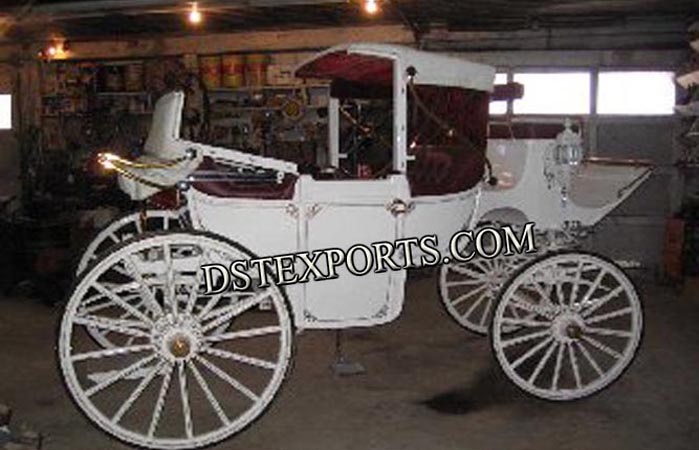 Wedding White Carriage