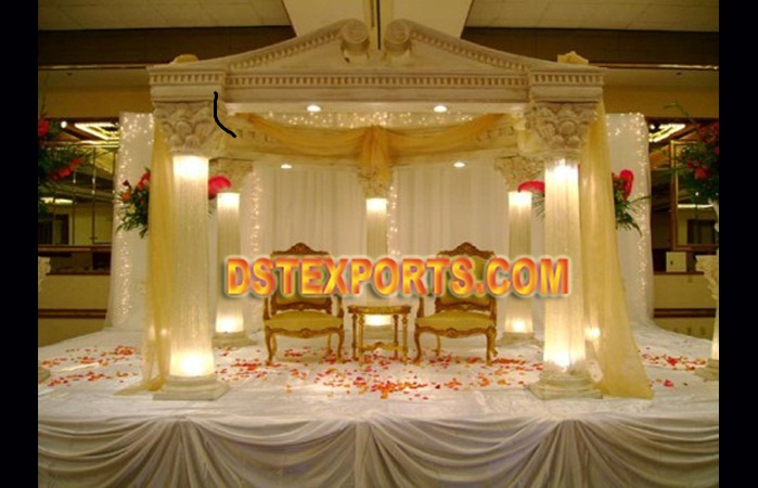 Decorated  Lighted Wedding Mandap Set