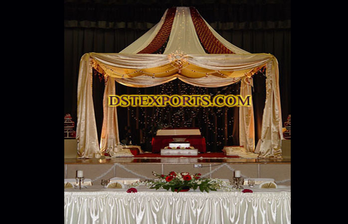 Golden Wedding Mandap Set