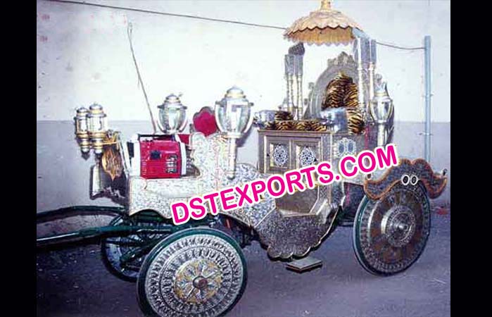 Silver Decorated Covered Carriages