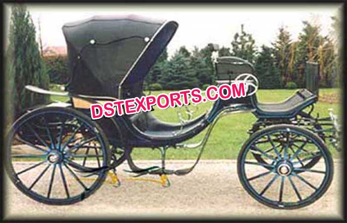 Black Victoria Horse Carriages