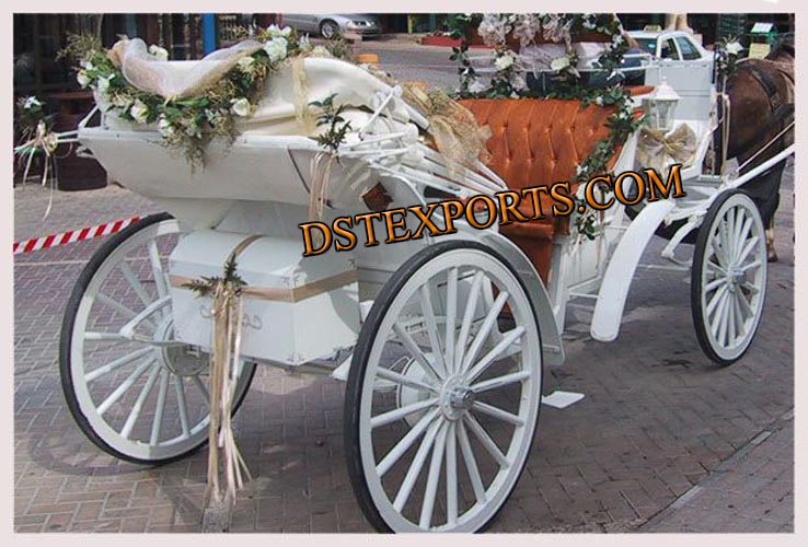 BEAUTIFUL  WEDDING HORSE CARRIAGE