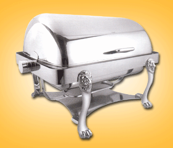 Rectangular Full Roll Top Chafing Dish