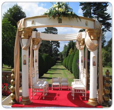 WEDDING ROUND TEMPLE MANDAP