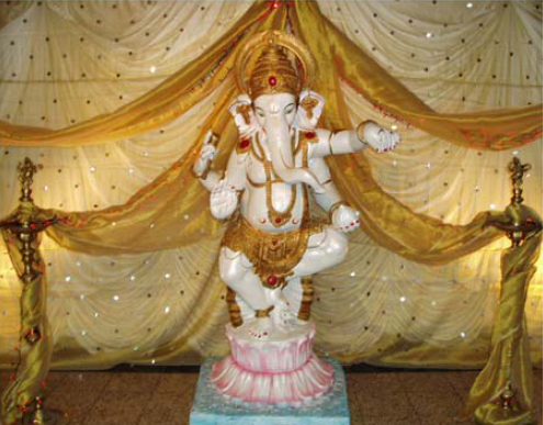 DECORATED LORD GANESHA STATUE