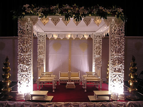 WEDDING DESIGNER CARVED MANDAP