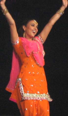 Preity Zinta Orange Veer Zaara Suit