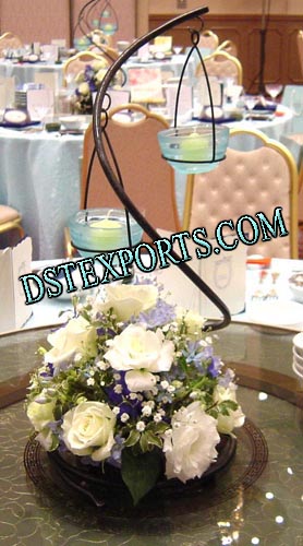 FANCY WEDDING CENTER TABLE STAND WITH FLOWERS