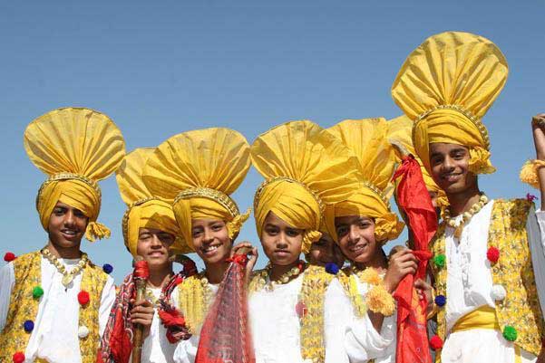 PUNJABI WEDDING BHANGRA DRESS