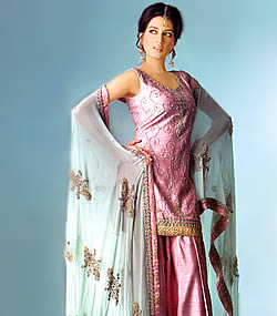 PINK DESGINER BRIDAL WEAR SUIT