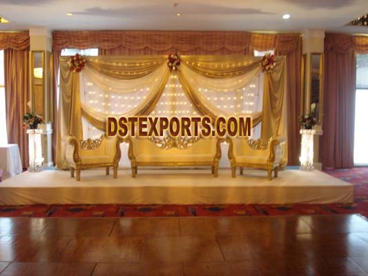 WEDDING GOLDEN CARVING SOFA SET