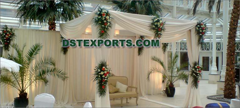 WEDDING DRAPED CLOTH MANDAP