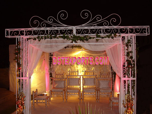 WEDDING WROUGHT IRON MANDAP