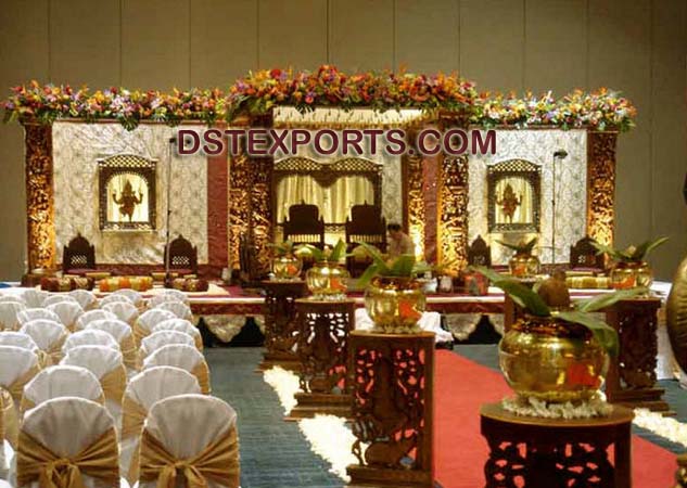 INDIAN WOODEN CARVED MANDAP