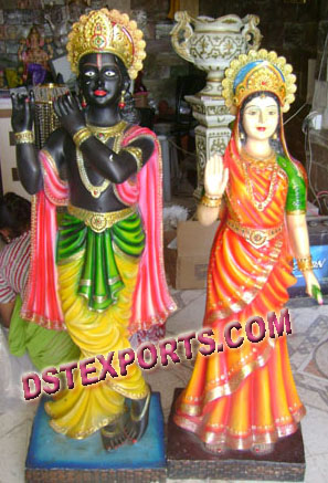 WELCOME  RADHA KRISHAN  STATUE