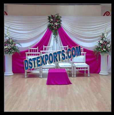 INDIAN WEDDING WHITE RANI  BACKDROP