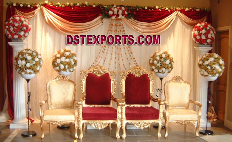 WEDDING  STYLISH GOLDEN  FURNITURE23