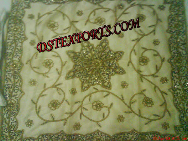 GOLDEN EMBROIDED RUMALA SAHIB