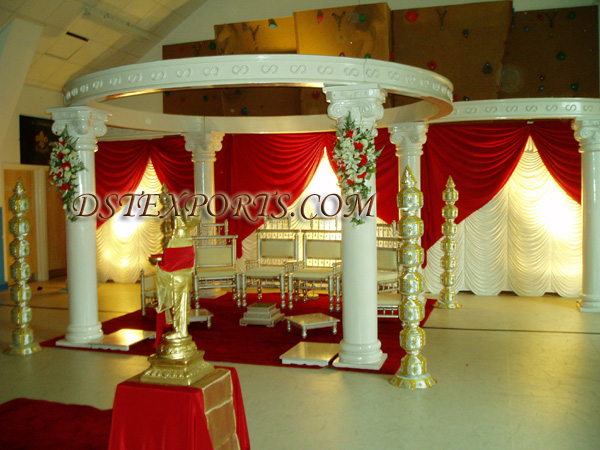 INDIAN WEDDING ROUND MANDAP SET