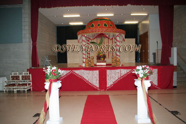 WEDDING ROUND MANDAP WITH DOM