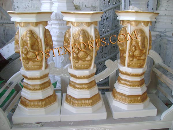 WEDDING SMALL GANESHA DEV PILLARS