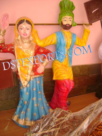 WEDDING BHANGRA STATUES