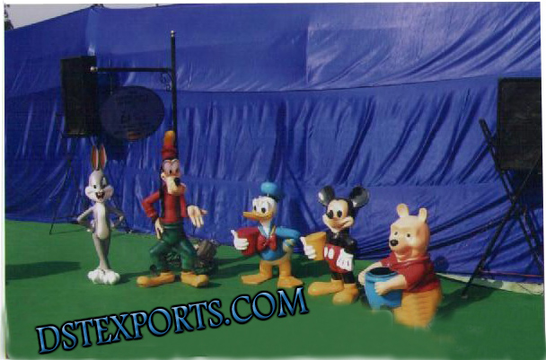 FIBER MICKY MOUSE STATAUES