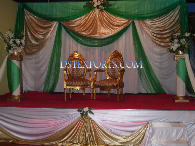 WEDDING DESIGNER BRIDEGROOM CHAIRS SET