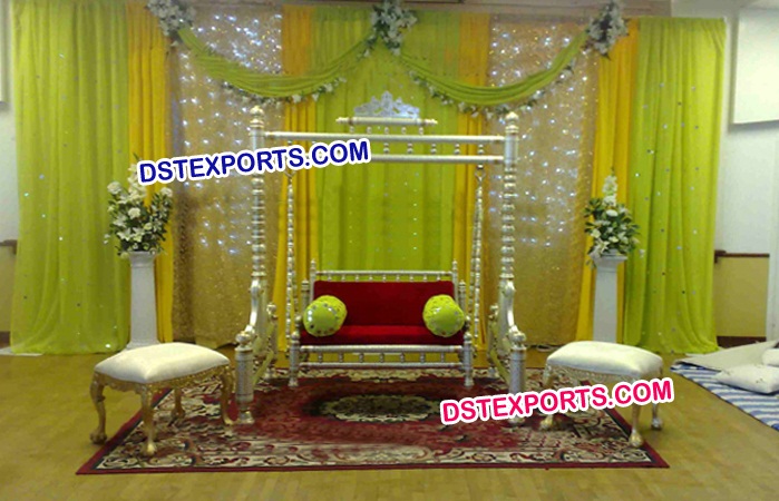 New Wedding Silver Sankheda Swings