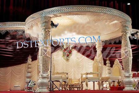 WEDDING NEW  CRYSTEL BOTTLE MANDAP