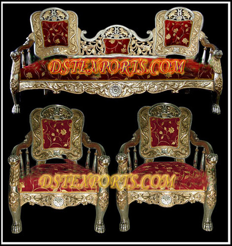 WEDDING DESIGNER SILVER CARVING FURNITURES