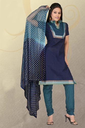 NEW DESIGNER BLUE PAJAMI SUIT