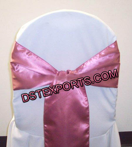 WEDDING PINK SATIN SASHAS