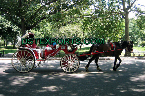 NEW WEDDING HORSE DRAWN CARRIAGE