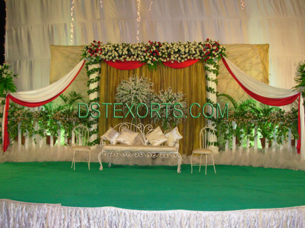 NEW ASIAN WEDDING RECEPTION STAGE